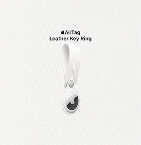 Apple AirTag Loop (Made with Durable Polyurethane Material, Lightweight, MX4F2ZM/A, White)