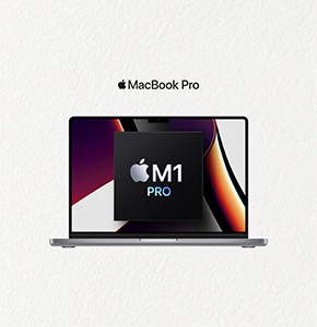 APPLE MACBOOK PRO 16 M1 PRO CHIP 10 CORE CPU 16 CORE GPU-16GB DDR4-1 TB SSD-16"-SCREEN