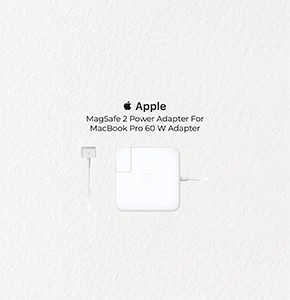 Apple MD565HN/A MagSafe 2 Power Adapter For MacBook Pro 60 W Adapter (Power Cord Included)
